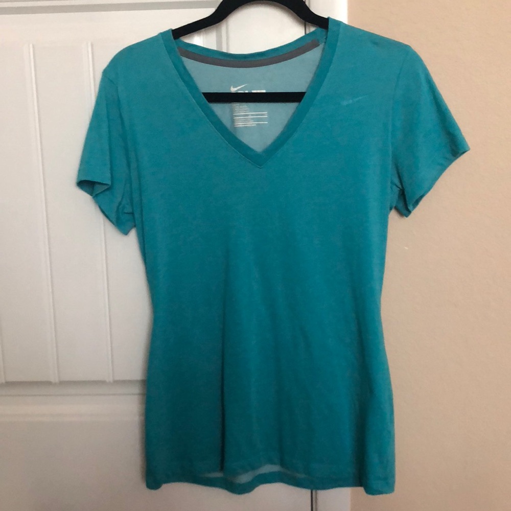 Blue nike v neck